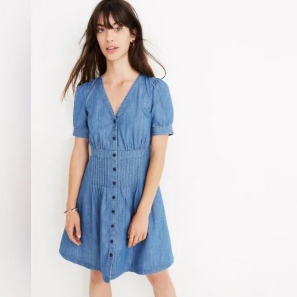 Madewell Denim Daylily Dress Size 6